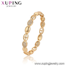 52124 Xuping Novo produto Pulseiras de design especial de moda popular com ouro 18k chapeado